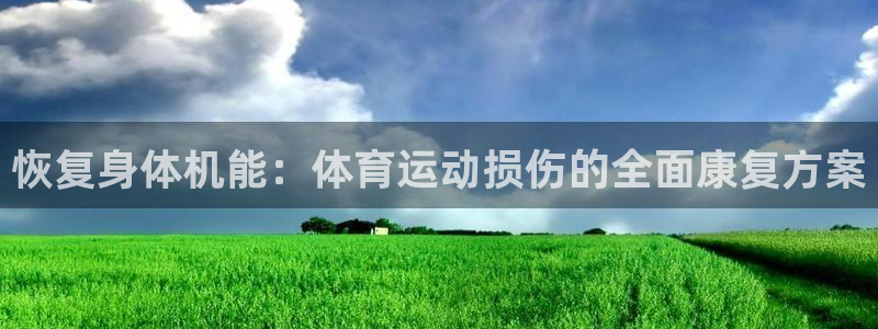 a8体育回放：恢复身体机能：体育运动损伤的全面康复方案